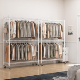 Gerodi 90cm W Rolling Clothes Rack