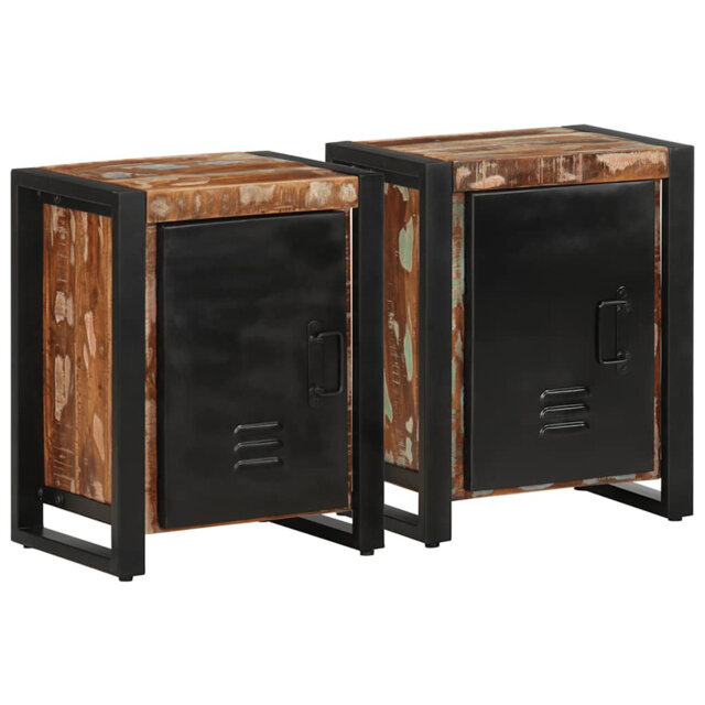 Belgrover 40cm W Iron Bedside Table