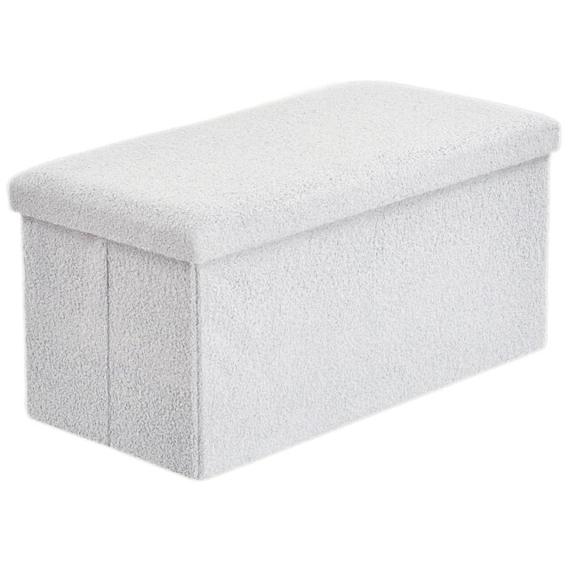 38 FOLDABLE BOUCLE STORAGE BOX