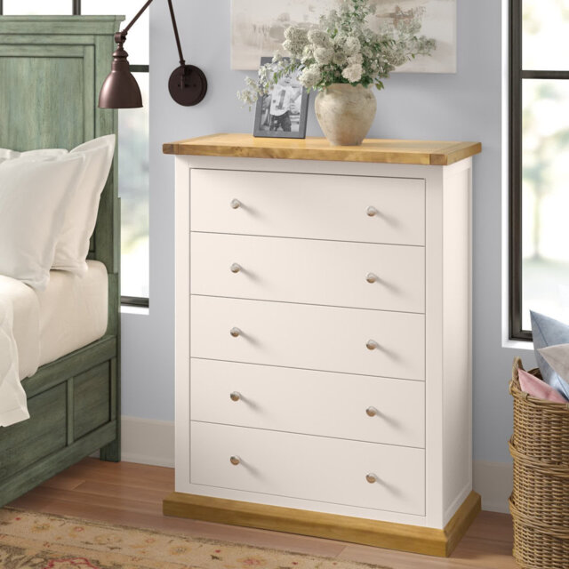 Galen 90cm W 5 - Drawer Chest of Drawers