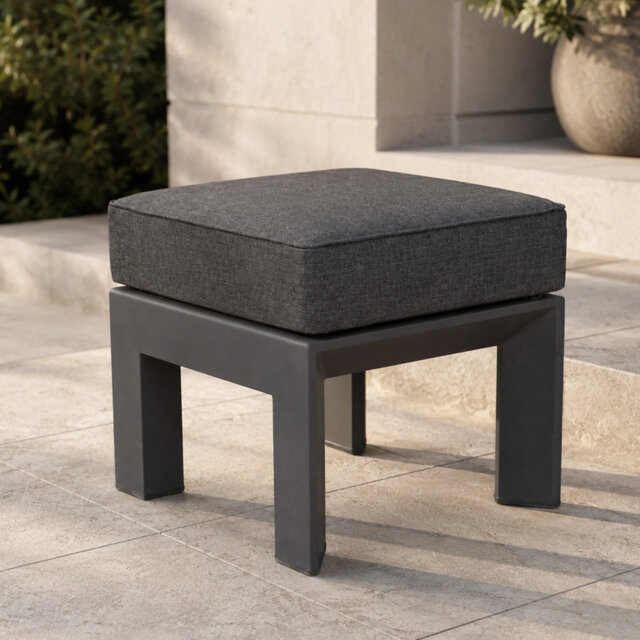 MIMO Modular Aluminium Ottoman with Cushion