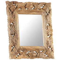 Nardone Solid Wood Framed Wall Mounted Accent Mirror