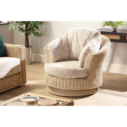 Upholstered Swivel Accent Chair