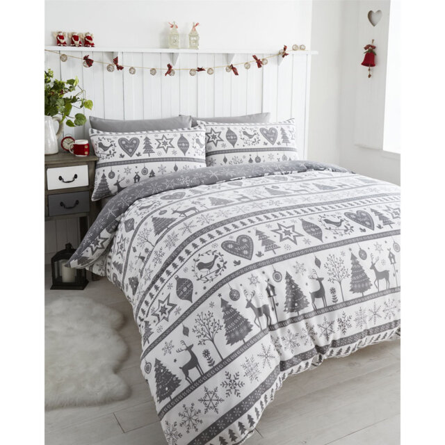 Aaryahi Nordic Scandi Christmas Duvet Cover Set