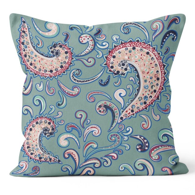 Paisley - Funky Art Cushion - Bellissima - House of Turnowsky Cushion