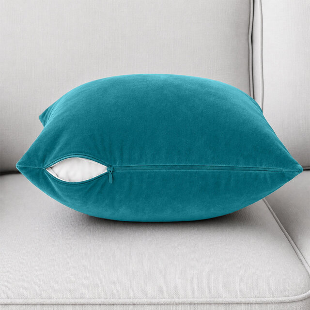 Luxury Velvet Soft Decorative Throw Cushion Cover Set of 8 Cases