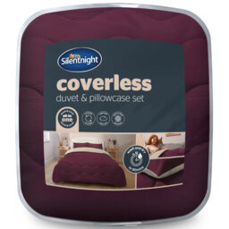 Silentnight Seersucker Coverless Duvet 10.5 Tog With Matching Pillowcases,  All Seasons