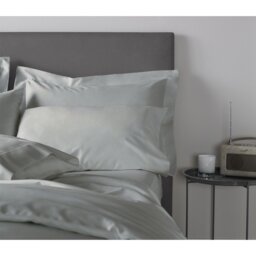 400 Thread Count 100% Cotton Sateen Oxford Pillowcase Pair