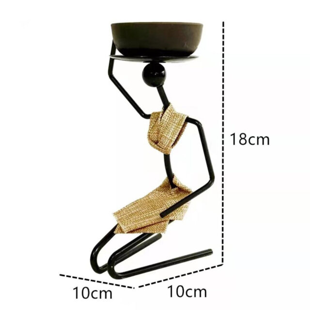 Iron Tabletop Tealight Holder