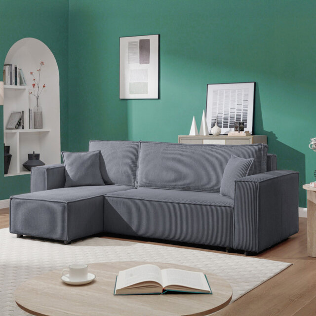 Hanna Reversible Corner Sofa with Sofa Bed