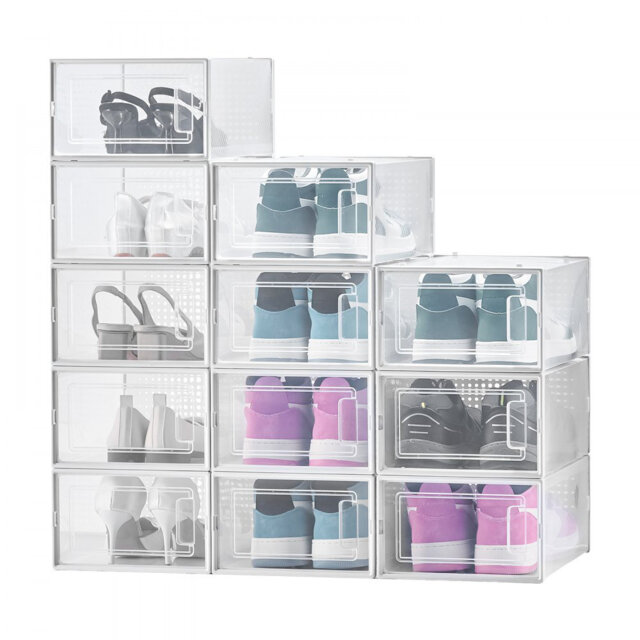 Shoe Storage Boxes Stackable Shoe Storage Organizers US Size 11