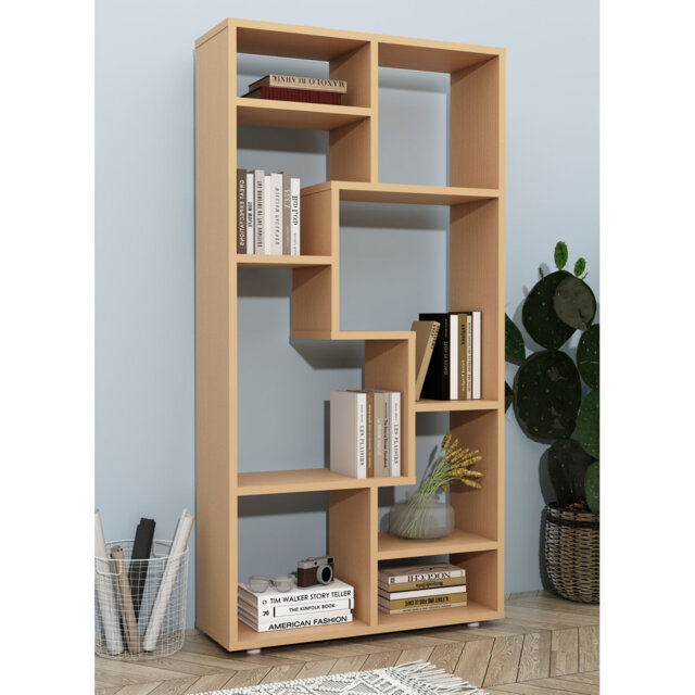 Avanell 116cm H x 58cm W Standard Bookcase