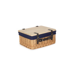 Wicker Gift or Storage Hamper with Lining
