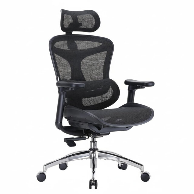 Ergonomic Big and Tall Office Chair – High Back Mesh Computer Desk Chair – 3D Adjustable Armrests, Dynamic Lumbar Support, Swivel Home Office Task Cha