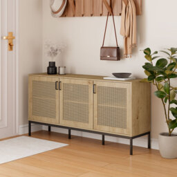 160 Cm Wide Rattan Sideboard
