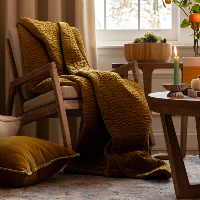Haze Quilted Throw Blanket