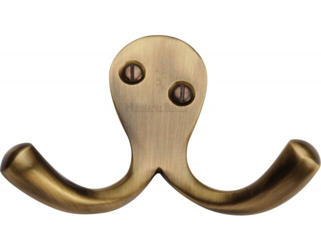 Heritage Brass Heritage Double Coat Hook