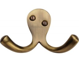 Heritage Brass Heritage Double Coat Hook