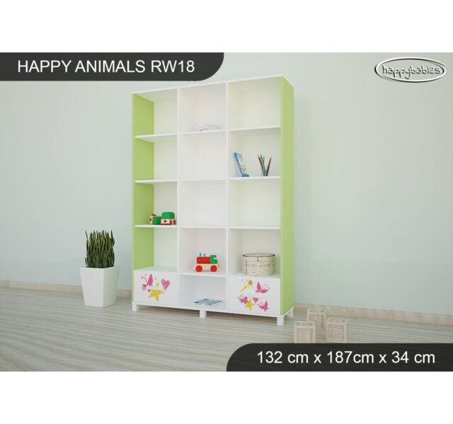 187cm H X 132cm W Kids Bookcase