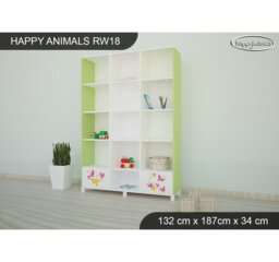 187cm H X 132cm W Kids Bookcase