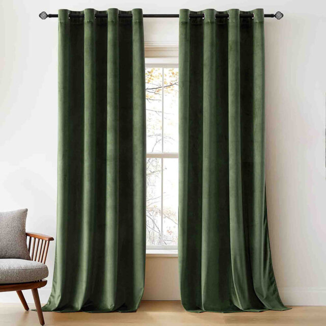 Velvet Blackout Curtain Pair (Set of 2)