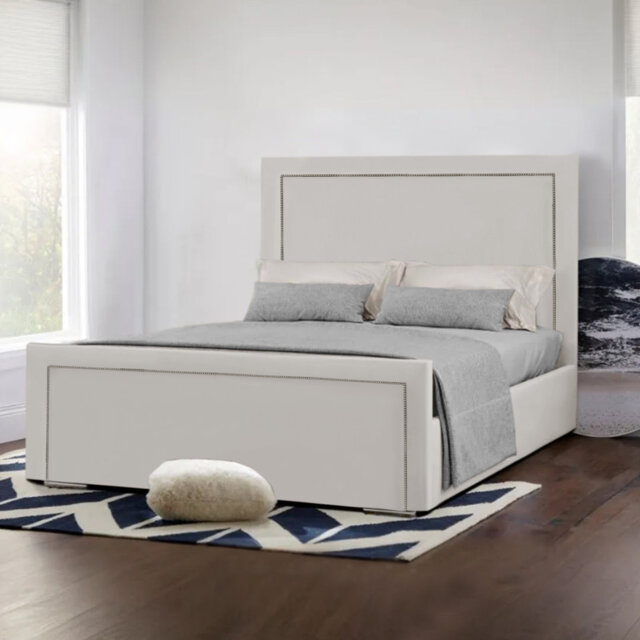 Monaco Studded Bed Upholstered Bed