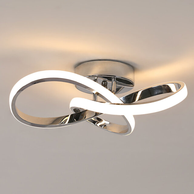Aynslee 3-Light LED Semi Flush Mount