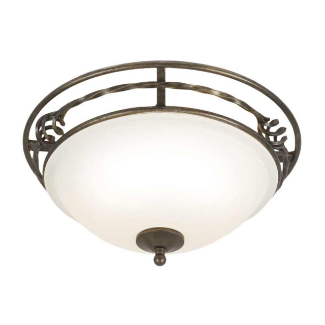 Sackler Glass Flush Mount