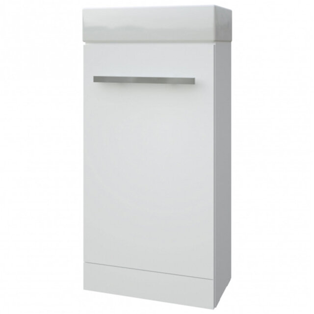 Clifton 410mm Free Standing Single Bathroom Vanity with Vitreous China Basin