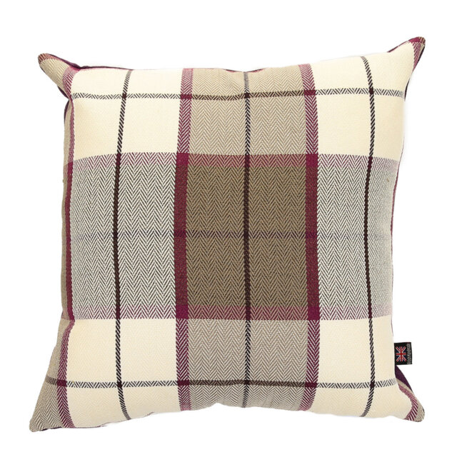 Chaisson Plaid Rectangular Cushion