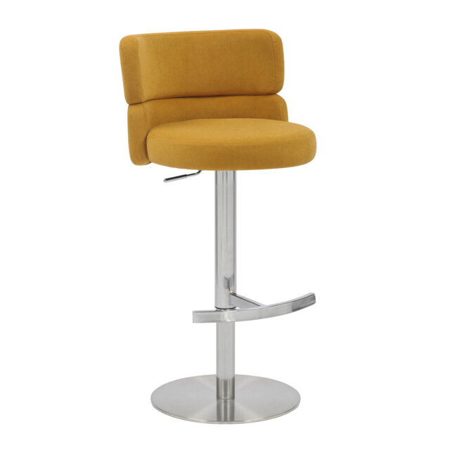 Mason Brushed Velvet Bar Stool