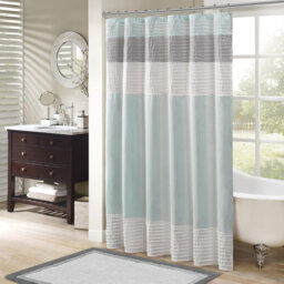 Polyester Shower Curtain Set