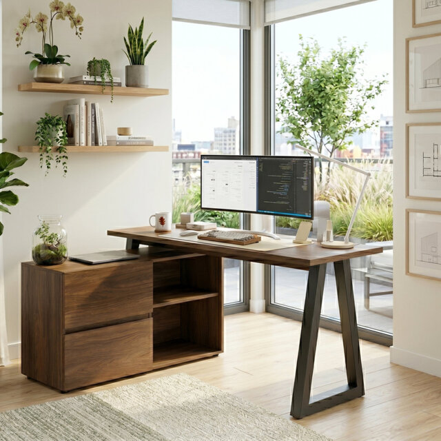 Belfield C 140 L Shaped Writing Desk
