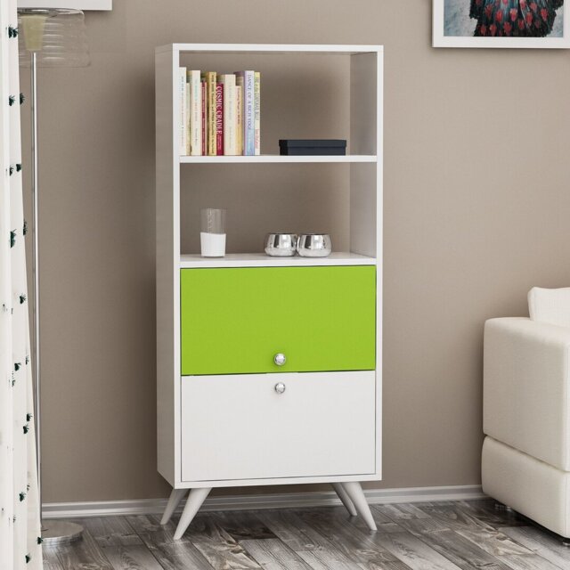 Loreen 138.6cm H x 60cm W Etagere Bookcase