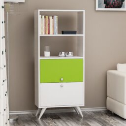 Loreen 138.6cm H x 60cm W Etagere Bookcase