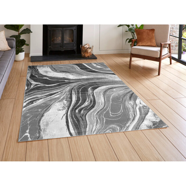 Charona Abstract Flatweave Indoor / Outdoor Area Rug