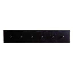 Hopley Solid Wood Wall 6 - Hook Wall Mounted Coat Rack