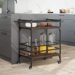 Newlon Metal Bar Cart