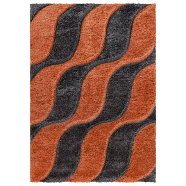 Aericka Geometric Machine Tufted Shag 120cm X 170cm Indoor / Outdoor Area Rug