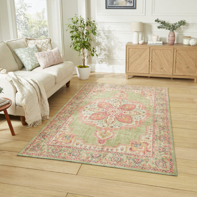 Zahra Vintage Washable Rug