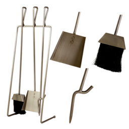 Alcia Iron Fireplace Tool Set