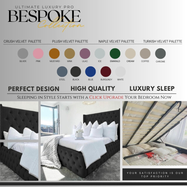 Ericka Chesterfield Ottoman Storage Bed - Deep Button-Tufted Velvet Upholstered Bed Frame