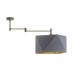 Adish Fabric Semi Flush Mount