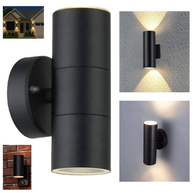 GU10 Stainless Steel Outdoor Up Down Wall Light Lamp