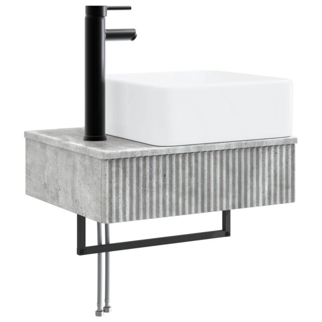 Single Bathroom Vanity with Ceramic Basin