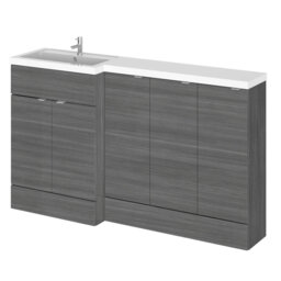 Fusion Fitted Furniture - Gloss White Bathroom Vanity with Basin