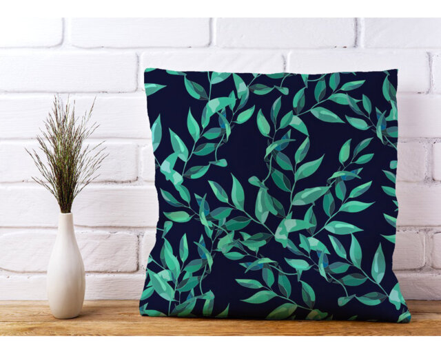 Nantes Delicate Foliage Floral Scatter Cushion with Filling