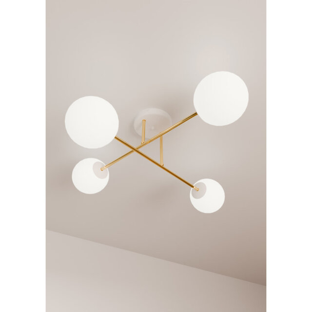Wisby 4 - Light Dome Chandelier