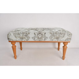 Cotton Upholstered Bench