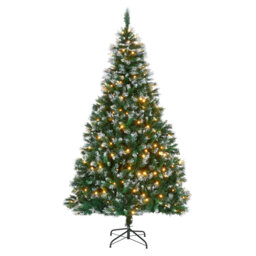 6.99' H Lighted Artificial Christmas Tree